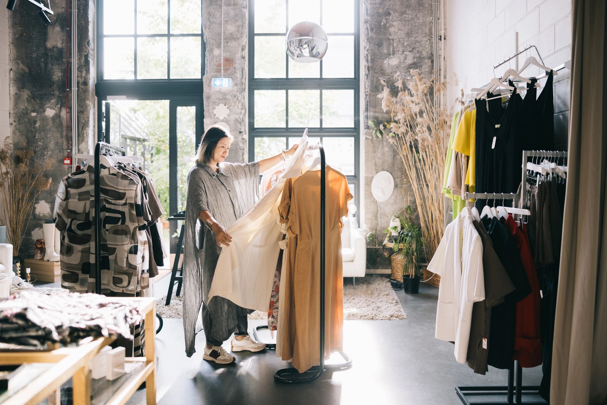 Fashion boutique showroom